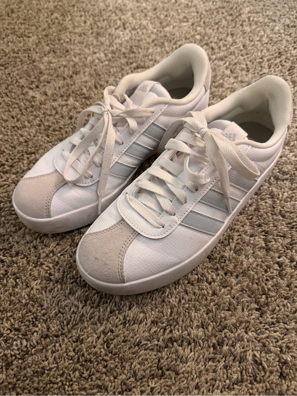 Adidas Women’s Cloud White Classic Leather Sneakers